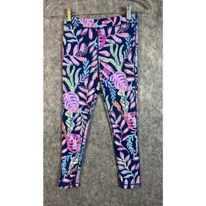 Lilly Pulitzer Luxletic Girls Bright Weekender Legging - Small (6/7)